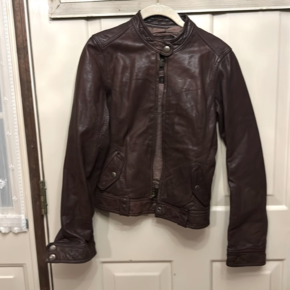 Ezra Fitch thin Leather BomberJacket